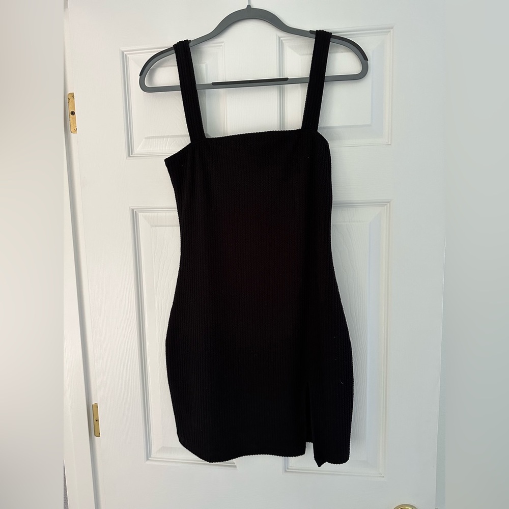 Motel Black Knit Dress